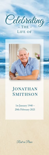 030 Bookmark - <br>Sandy Beach